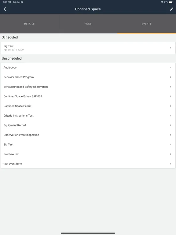 EcoOnline Field ID iPad  Screenshots