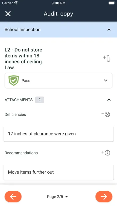 EcoOnline Field ID Screenshots