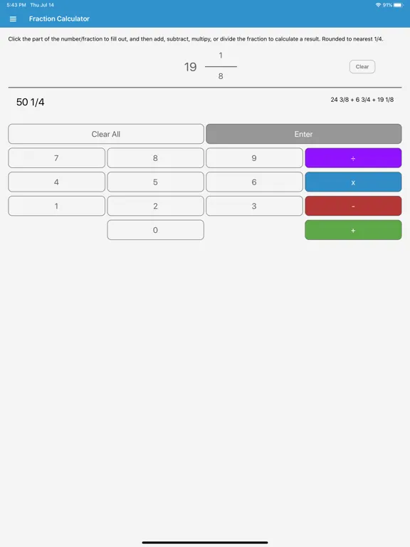 Скриншоты Calculator for Contractors iPad 