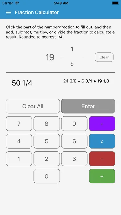 Скриншоты Calculator for Contractors