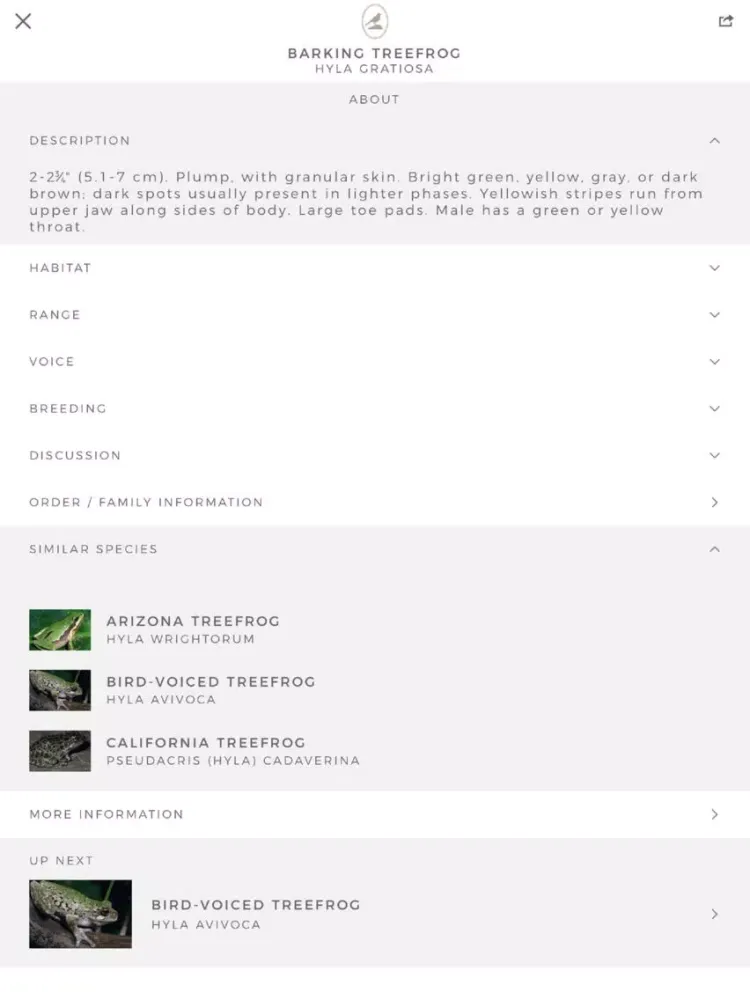 Fieldstone Guide: Amphibians iPad  سکرین شاٹس