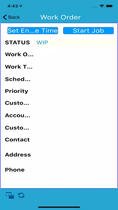Ảnh chụp màn hình của FieldWorker Client