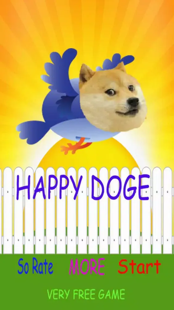 Happy Doge - Amazing Attack The Meme Bird Dog Flying Free Game Screenshots