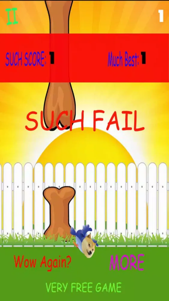 Happy Doge - Amazing Attack The Meme Bird Dog Flying Free Game Screenshots