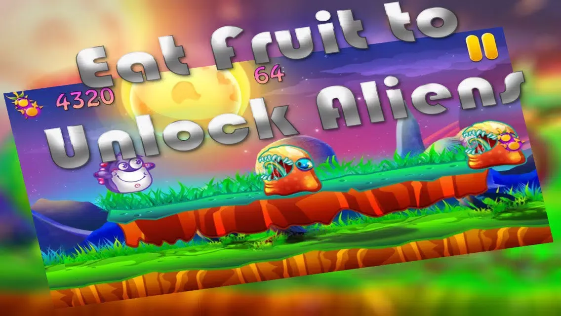 Captures d'écran de Mars Splat Attack - Cute Alien Run Blaster