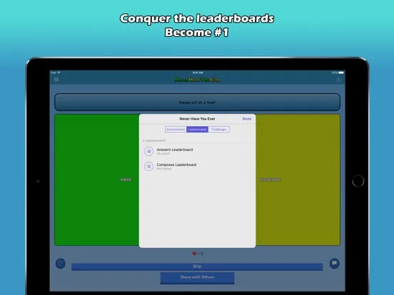 Скриншоты Never Have You Ever iPad 