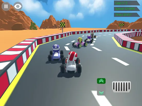 Capturas de pantalla de Mini Speedy Racers iPad 