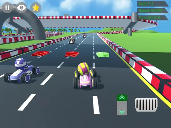 Capturas de pantalla de Mini Speedy Racers iPad 