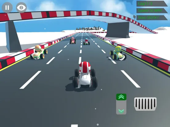 Capturas de pantalla de Mini Speedy Racers iPad 