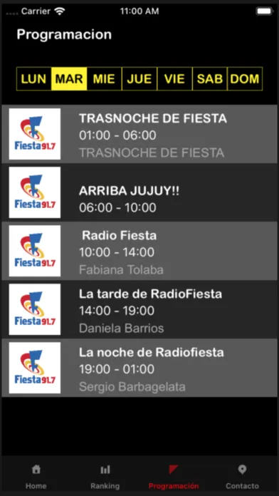 ภาพหน้าจอของ Radio Fiesta FM 91.7 Jujuy