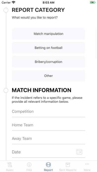 Скриншоты FIFA Integrity