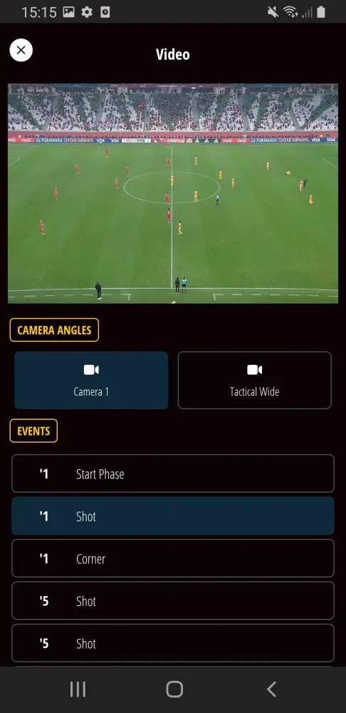Captures d'écran de FIFA Player App