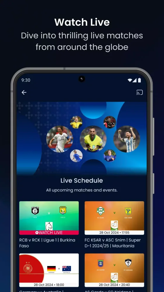 FIFA+应用截图