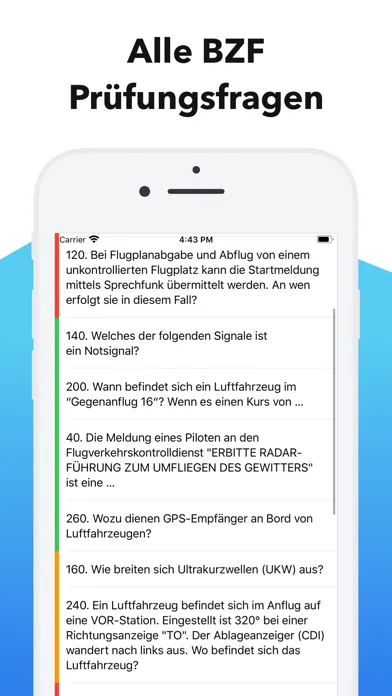Capturas de pantalla de BZF Flugfunk Fragenkatalog