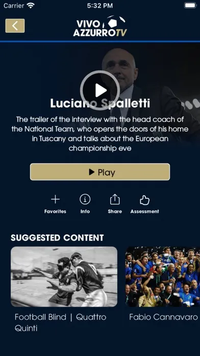 Screenshot di Vivo Azzurro TV