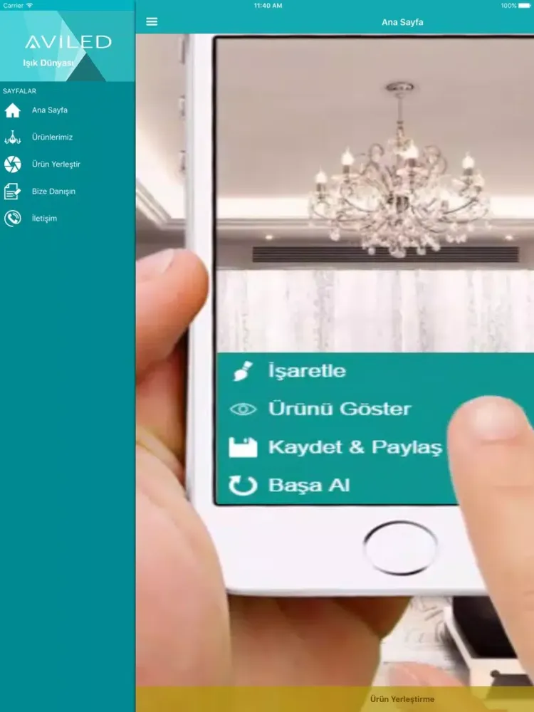 Aviled iPad  Ekran Görüntüleri