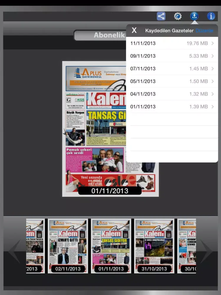 Kalem iPad  Screenshots