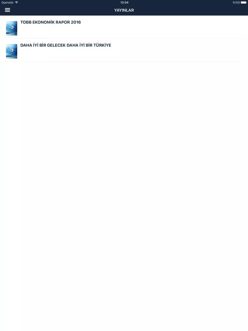 TOBB Etkinlik iPad  سکرین شاٹس