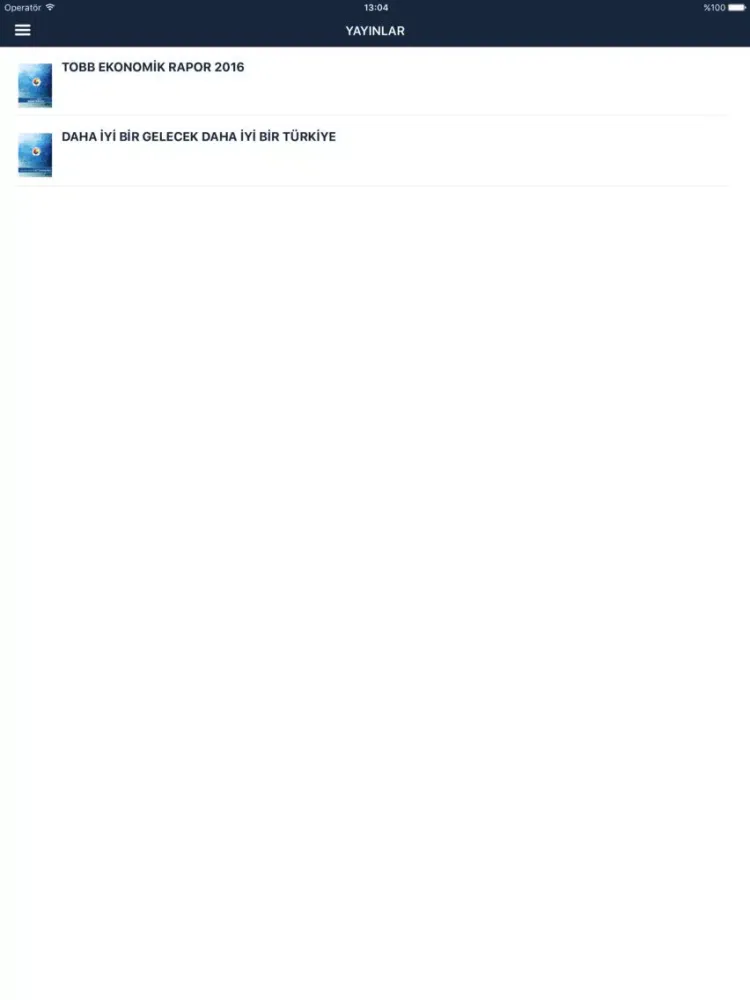 TOBB Etkinlik iPad 应用截图