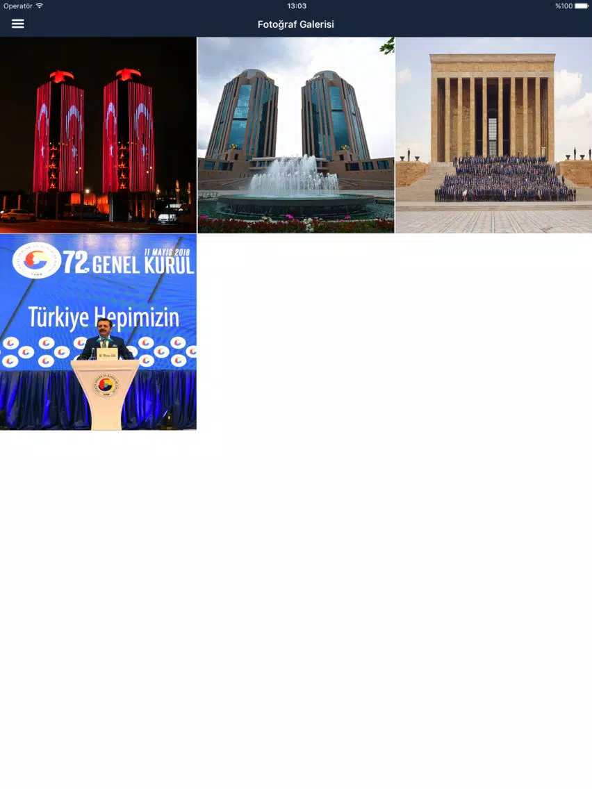 TOBB Etkinlik iPad  سکرین شاٹس