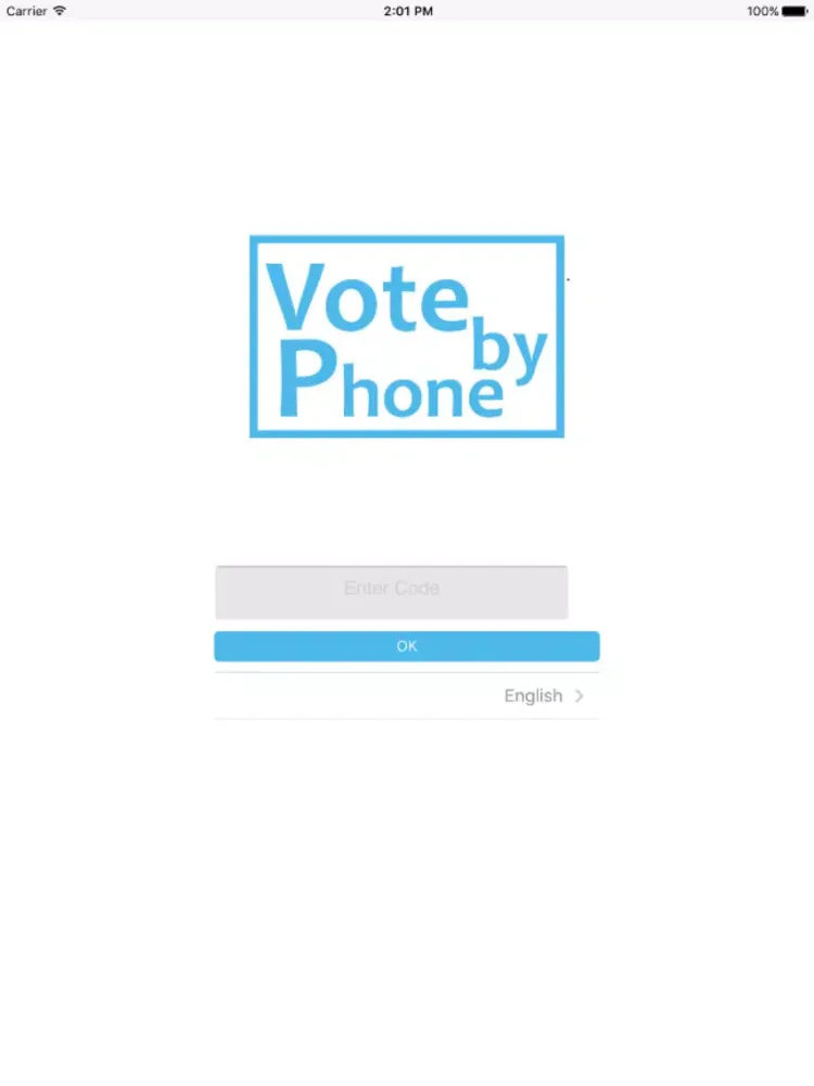 Capturas de pantalla de Vote by Phone iPad 