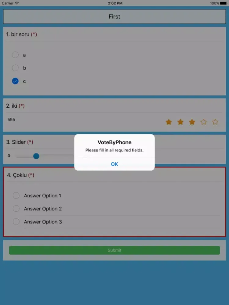 Capturas de pantalla de Vote by Phone iPad 