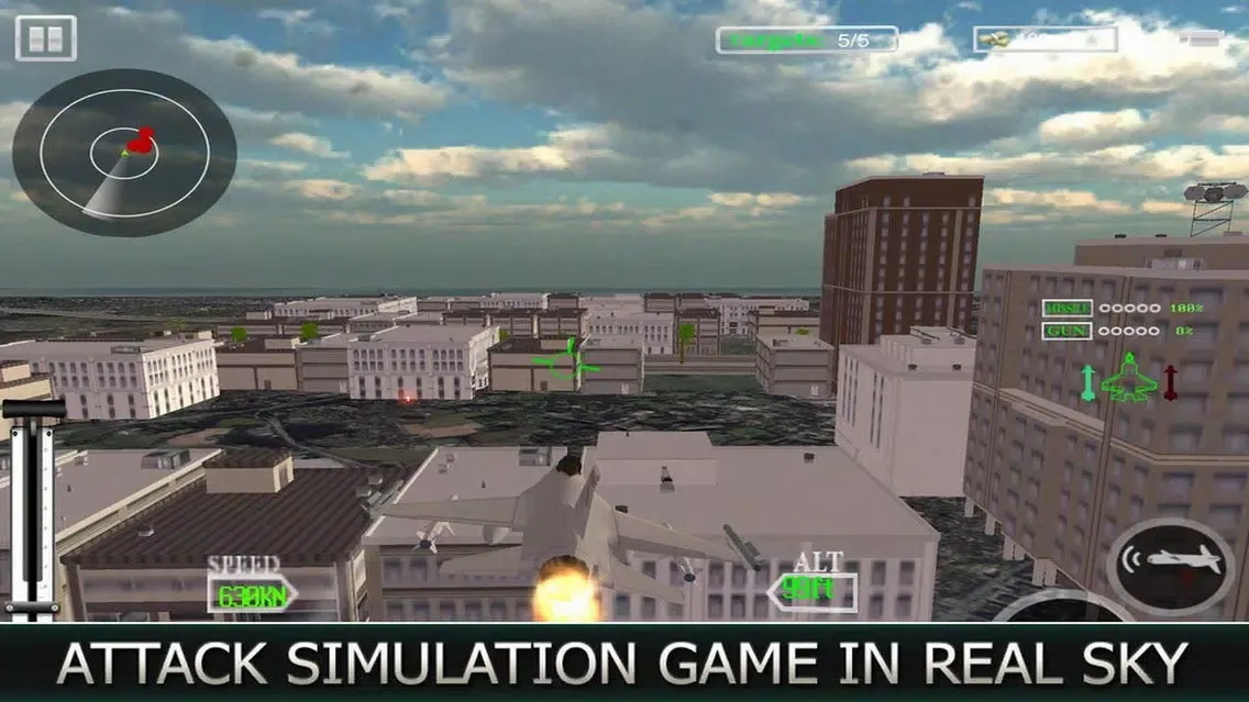 Aircraft Modern Sky 3D Screenshots
