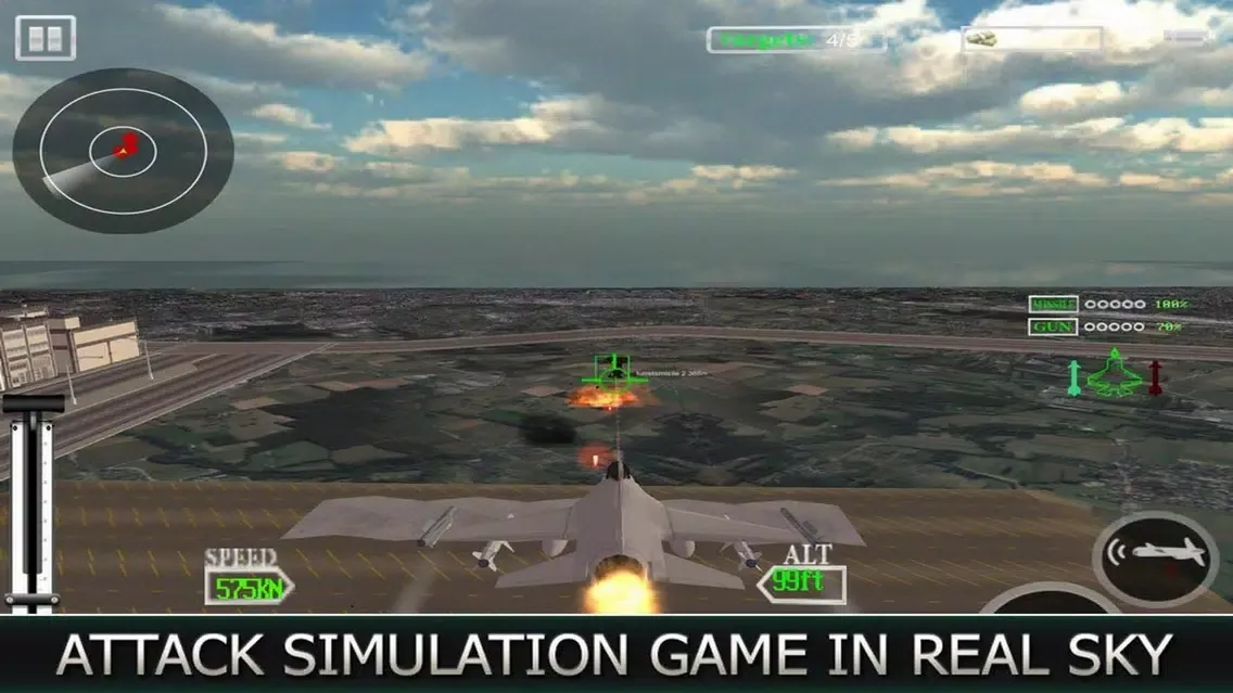Aircraft Modern Sky 3D Screenshots