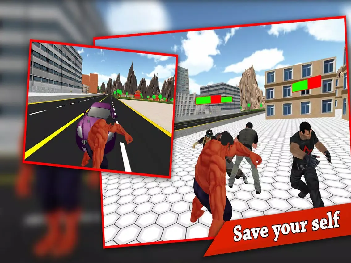 صور Incredible Monster Big Man Fighting iPad 