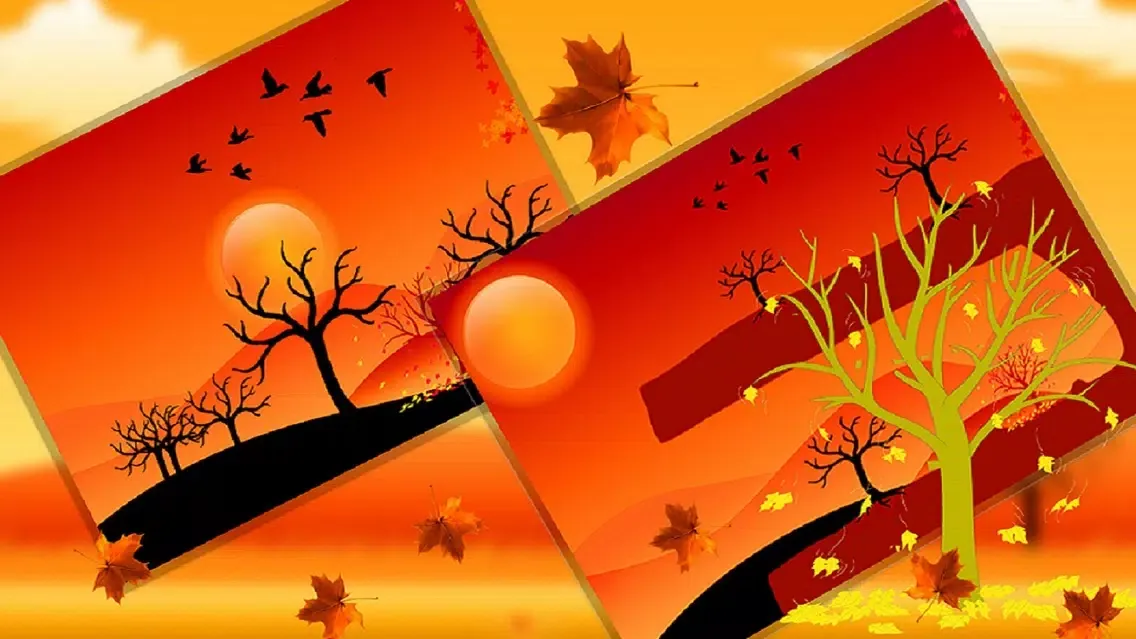 Falling Leaf - Tree Adventure سکرین شاٹس