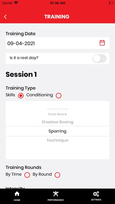 Tangkapan skrin Fight Tracker
