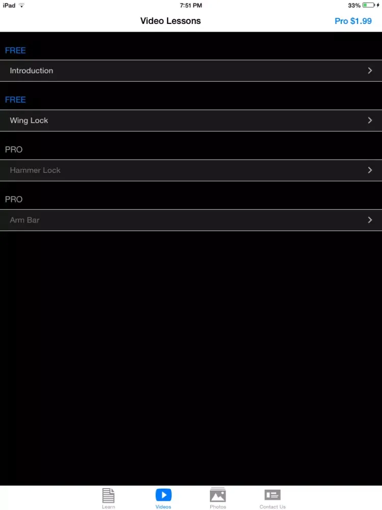 Large Arm Locks iPad  Screenshots