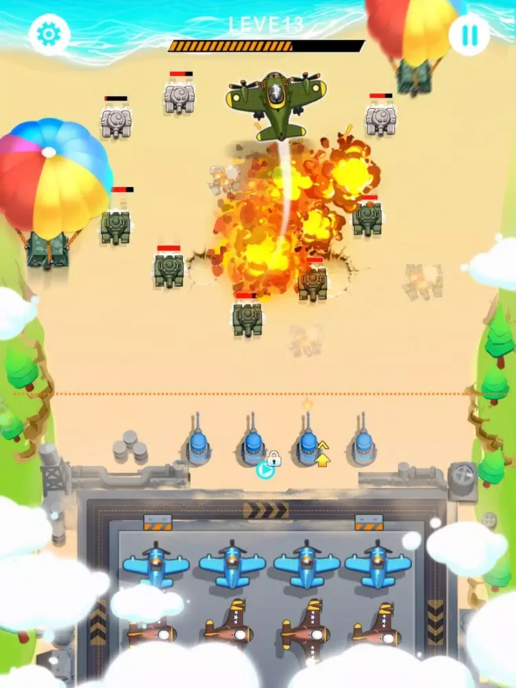 Fighter War-Crazy Battle iPad  스크린샷