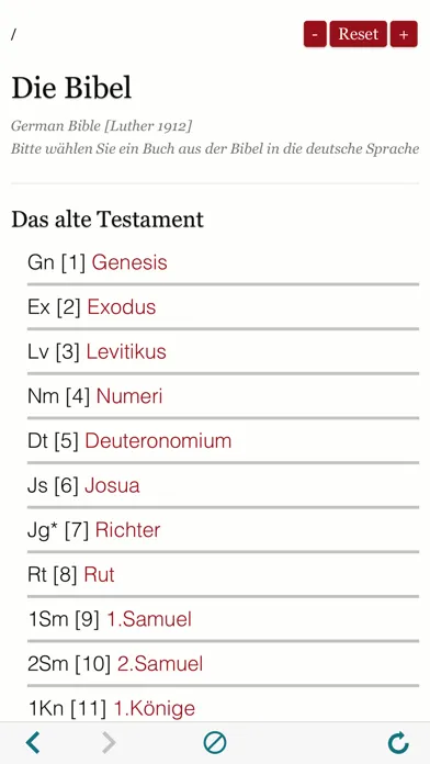 Capturas de pantalla de German Holy Bible Audio and Text - Luther Version