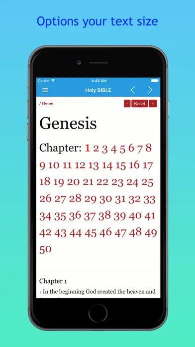 The Holy Bible : King James Version - Offline Screenshots