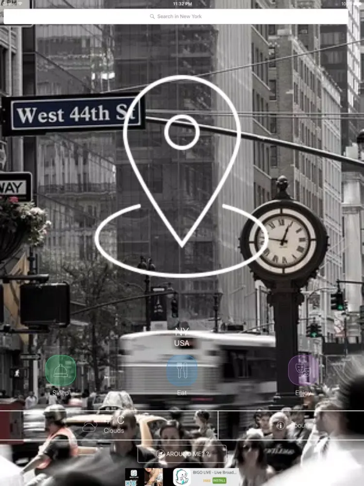 Zrzuty ekranu New York City Guide - Sleep Eat Enjoy Near Me iPad 