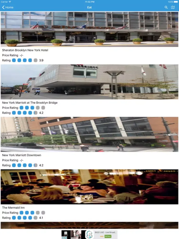 Zrzuty ekranu New York City Guide - Sleep Eat Enjoy Near Me iPad 