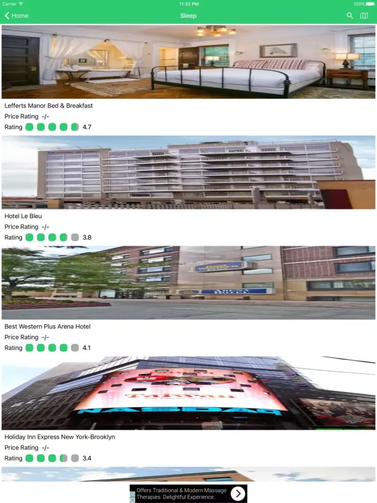 Zrzuty ekranu New York City Guide - Sleep Eat Enjoy Near Me iPad 