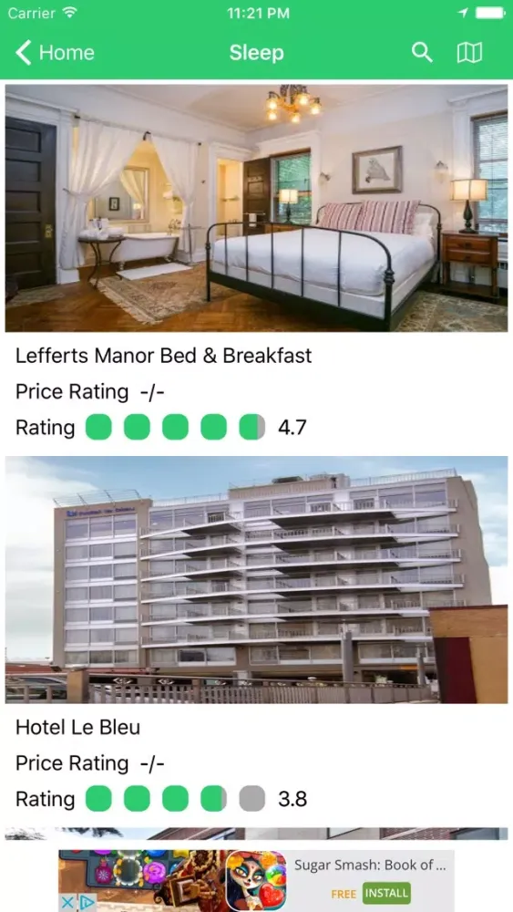 Zrzuty ekranu New York City Guide - Sleep Eat Enjoy Near Me