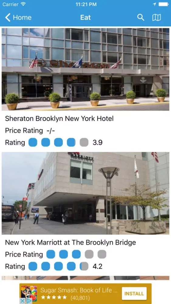 Zrzuty ekranu New York City Guide - Sleep Eat Enjoy Near Me