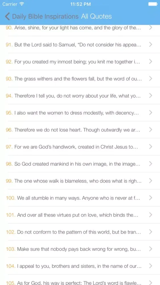 Daily Bible Inspirations : Bible Verse Screenshots