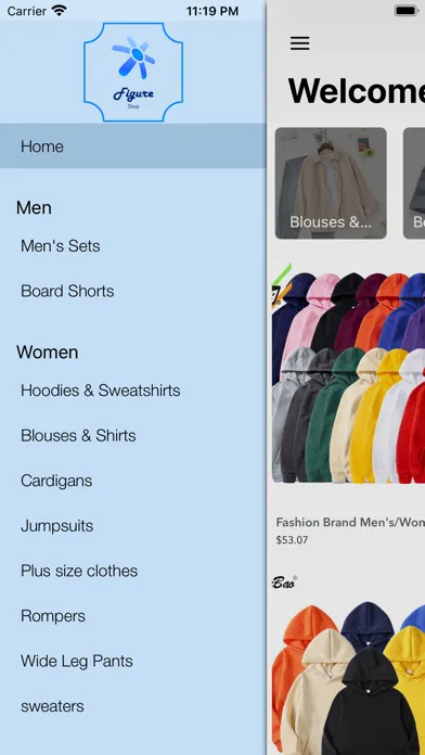 Figure Clothing Shop Online AL स्क्रीनशॉट