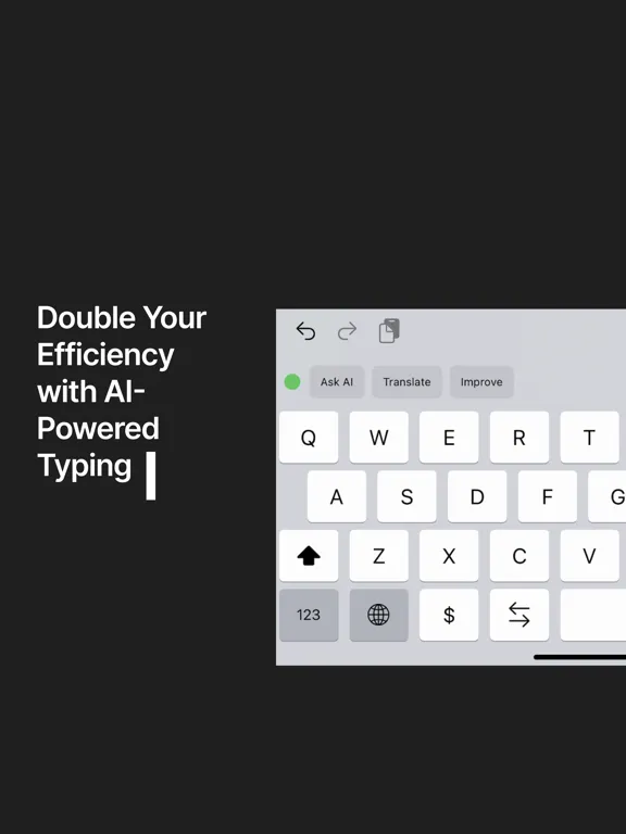 Unime Keys: AI-Powered Typing iPad  স্ক্রিনশট