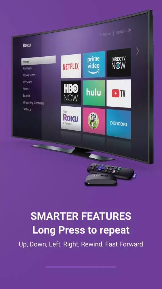 The Roku Mobile App Screenshots