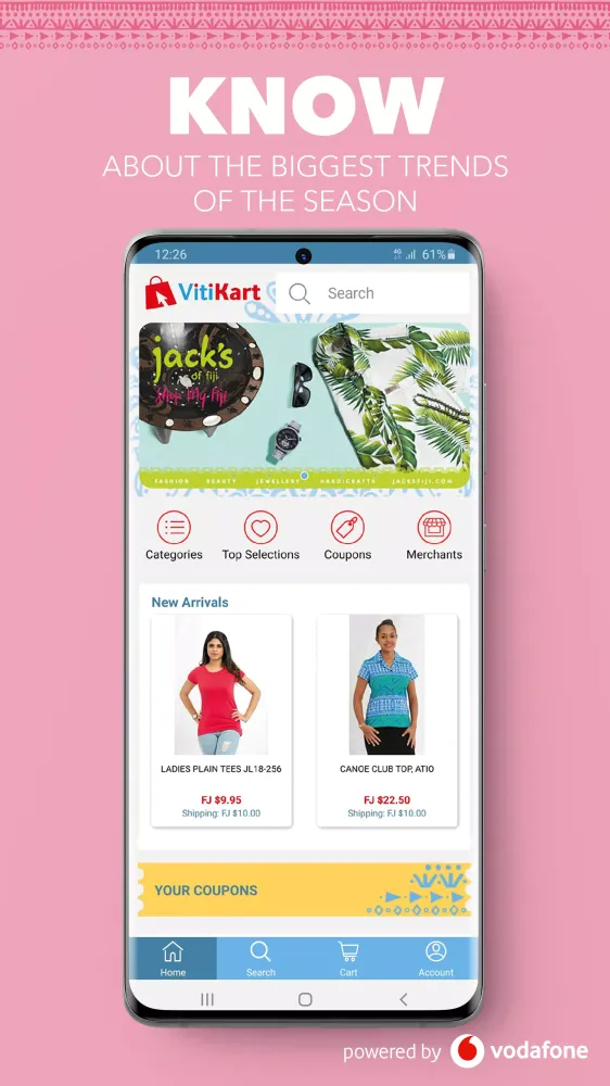 Captures d'écran de VitiKart - Shop Fiji Online