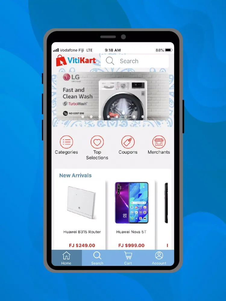 Captures d'écran de VitiKart - Shop Fiji Online