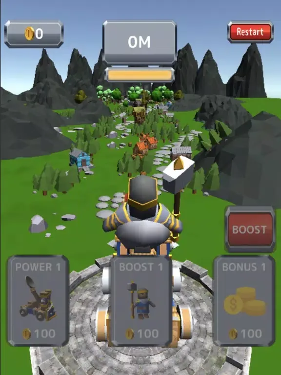 Tangkapan skrin Catapult: Crash the Castle iPad 