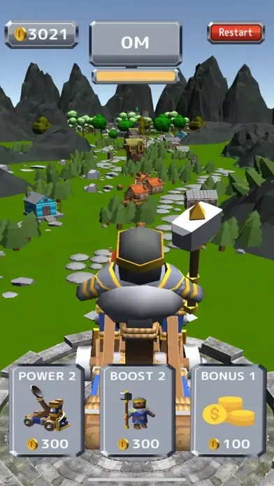 Tangkapan skrin Catapult: Crash the Castle