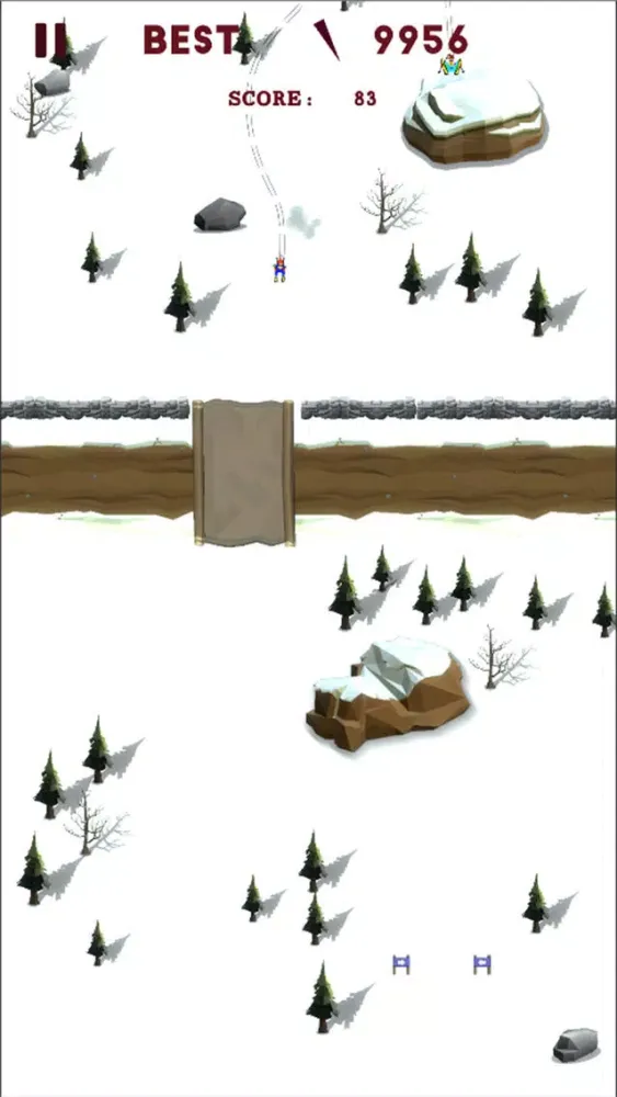 Slope Down Skifree應用截圖