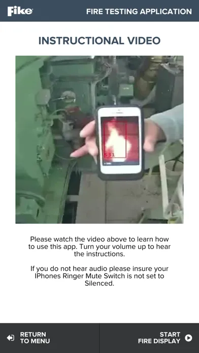 Скриншоты Fike Fire Test App